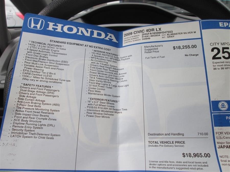 2009 Honda Civic LX photo