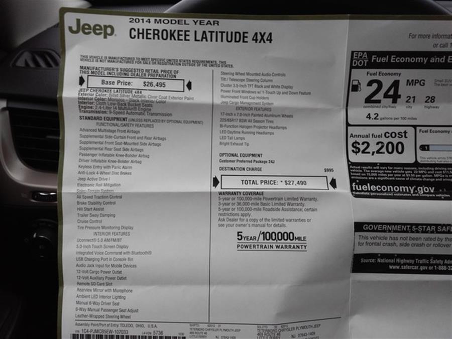 2014 Jeep Cherokee Latitude photo