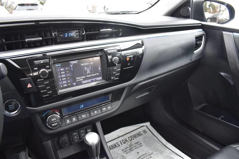 The 2015 Toyota Corolla S Premium 4dr Sedan