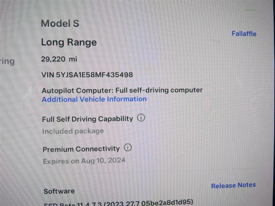 2021 Tesla Model S Long Range AWD 4dr Liftback photo