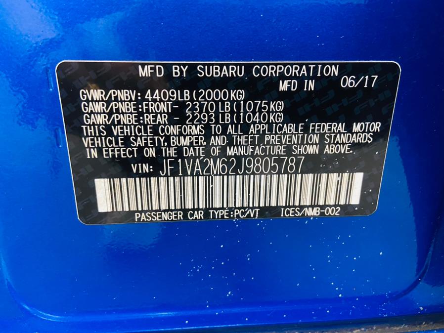 2018 Subaru WRX STI Manual photo
