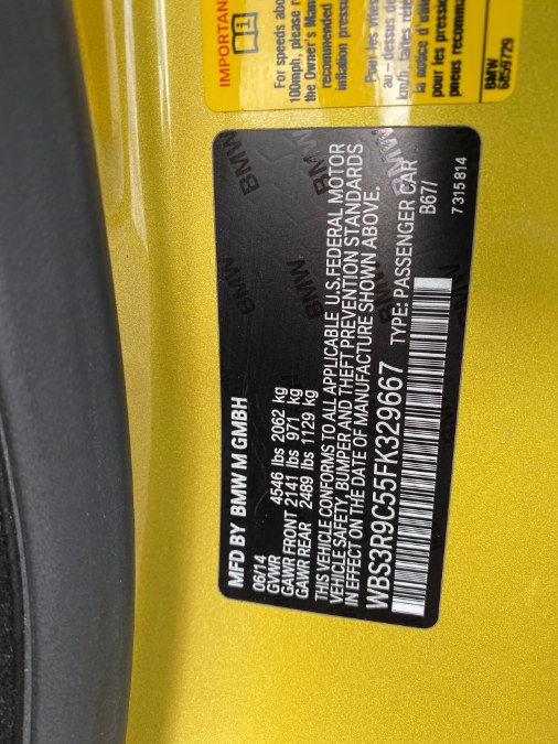2015 BMW M4 2dr Cpe photo