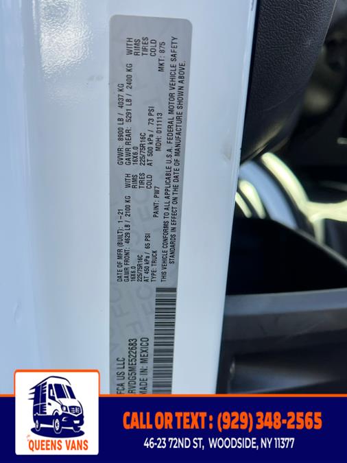 2021 RAM ProMaster Cargo Van 2500 High Roof 159