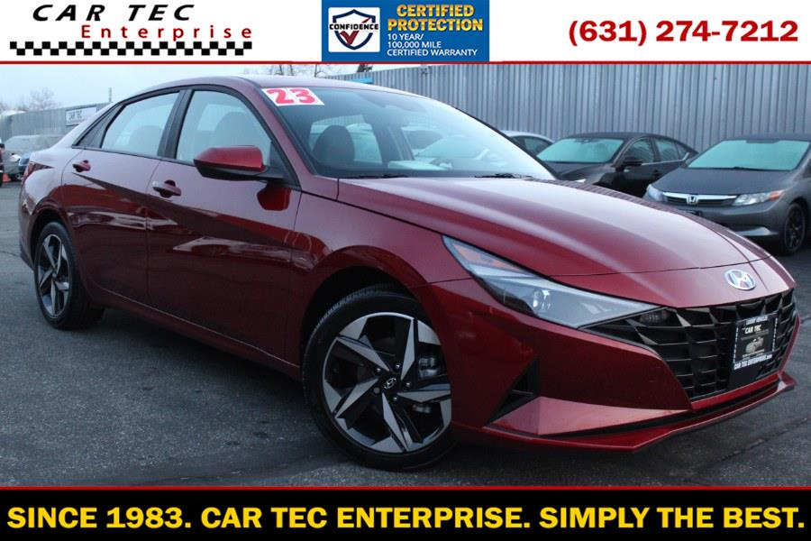 Calypso Red 2023 Hyundai Elantra SEL FWD Sedan Front-Wheel Drive Automatic