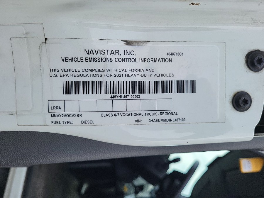 2022 International MV 607 BOX TRUCK photo