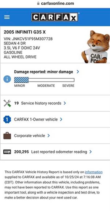 2005 Infiniti G35 x photo