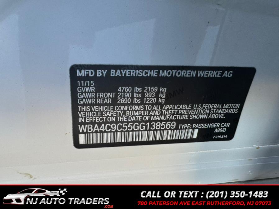 2016 BMW 4 Series 4dr Sdn 428i xDrive AWD Gran C photo