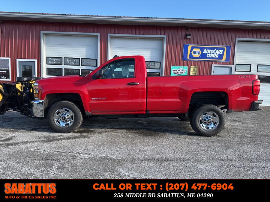 2016 Chevrolet Silverado 2500HD 4WD Reg Cab 133.6