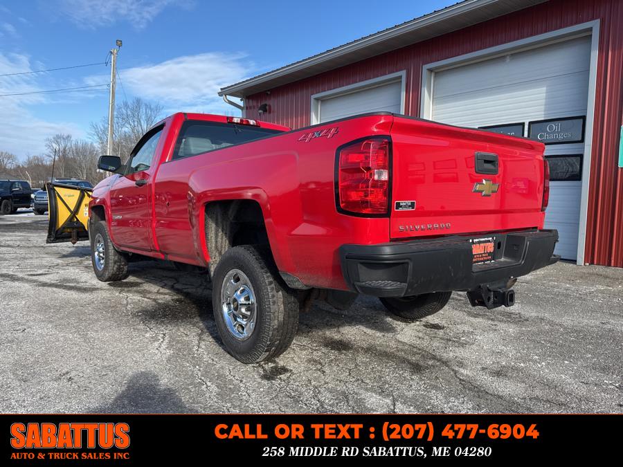 2016 Chevrolet Silverado 2500HD 4WD Reg Cab 133.6