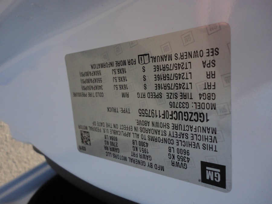 2015 Chevrolet Express Cargo Van RWD 3500 155