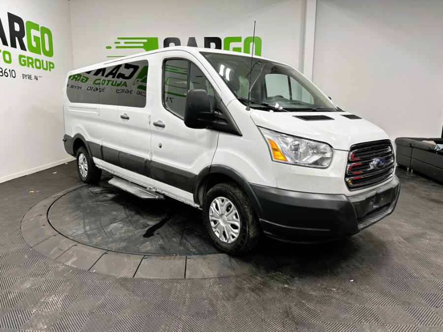 Oxford White 2017 Ford Transit Passenger 350 XLT Low Roof LWB RWD with 60/40 Passenger-Side Doors Van Rear-Wheel Drive Automatic