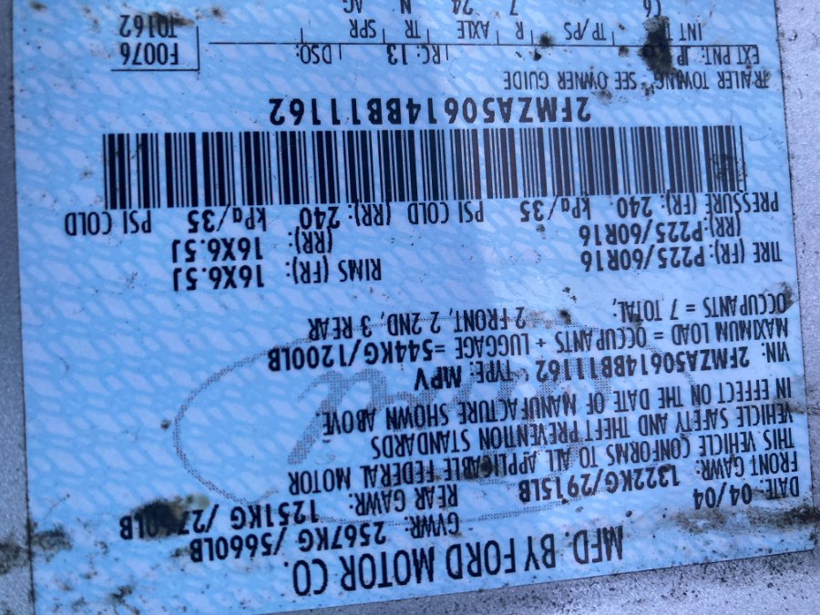 2004 Ford Freestar S photo