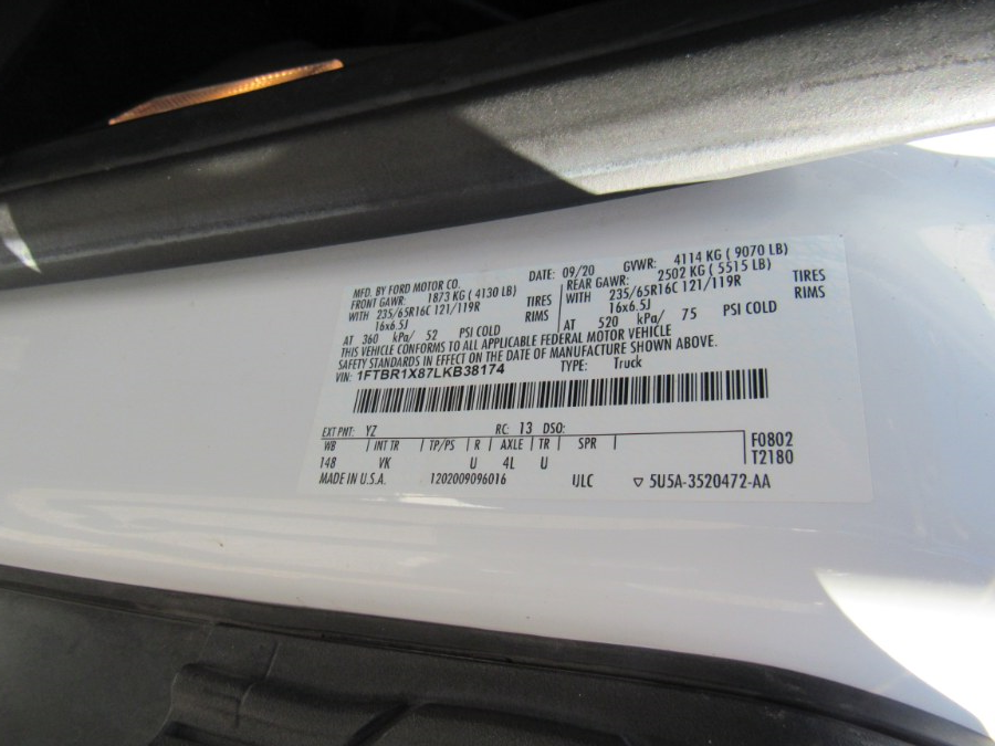 2020 Ford Transit Cargo Van T-250 photo