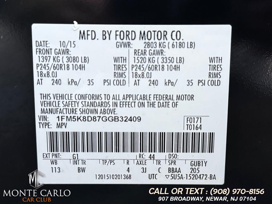 2016 Ford Explorer 4WD 4dr XLT photo