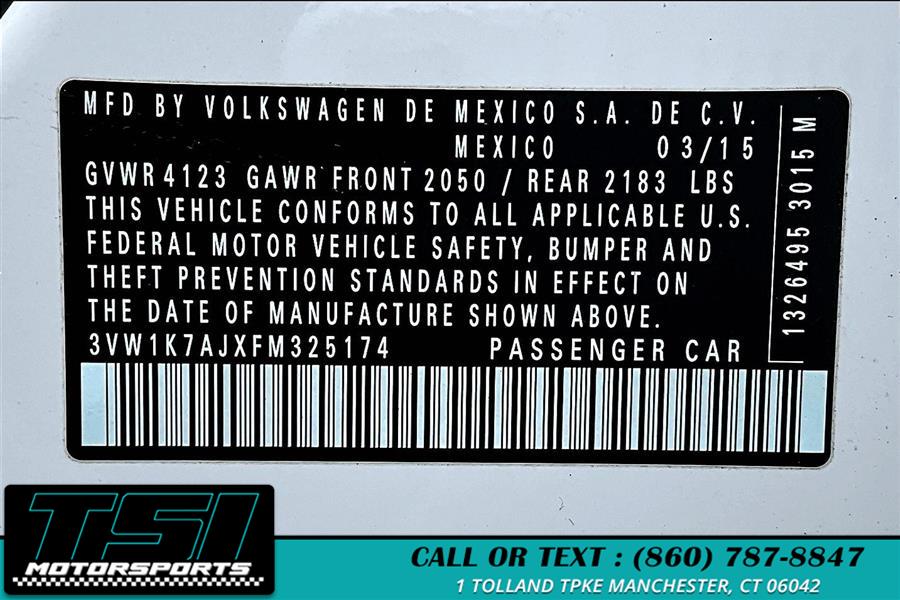 2015 Volkswagen Jetta Sedan 4dr Man 2.0L S photo