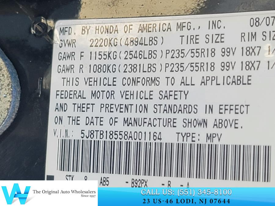 2008 Acura RDX photo