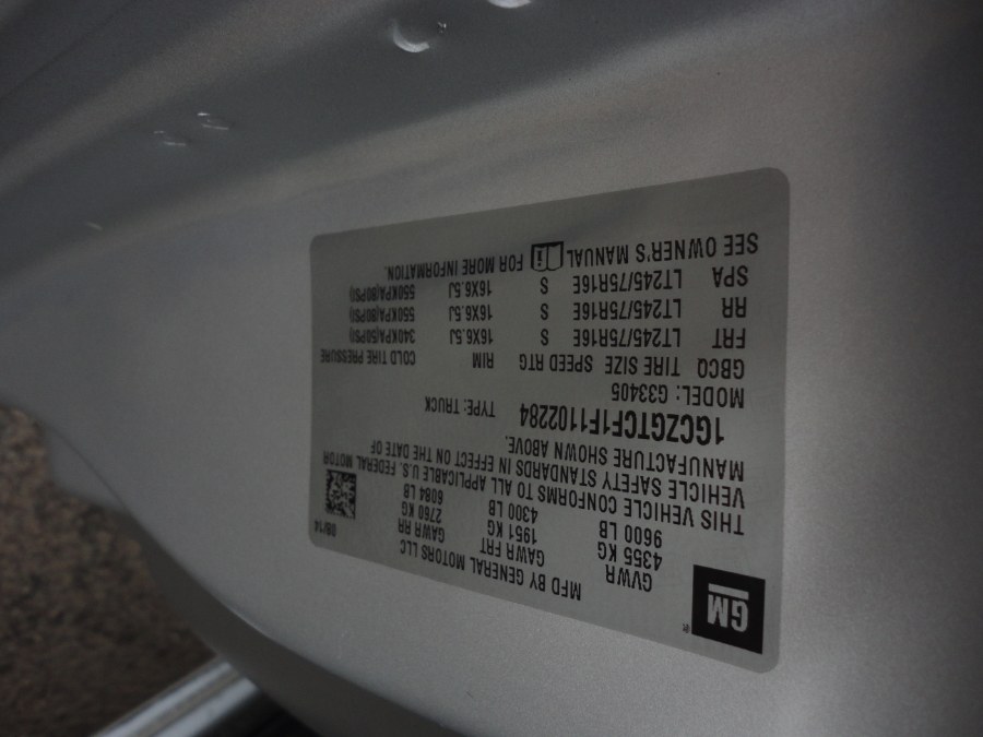 2015 Chevrolet Express Cargo Van RWD 3500 135