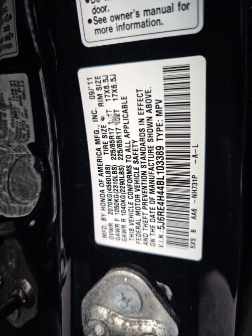 2011 Honda CR-V SE photo