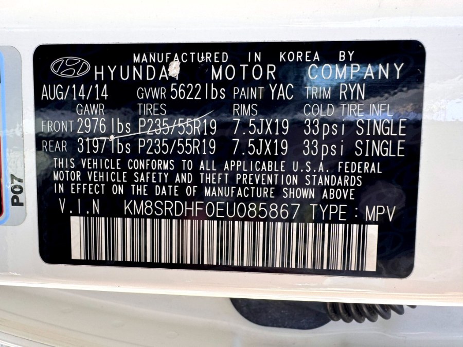 2014 Hyundai Santa Fe Limited photo