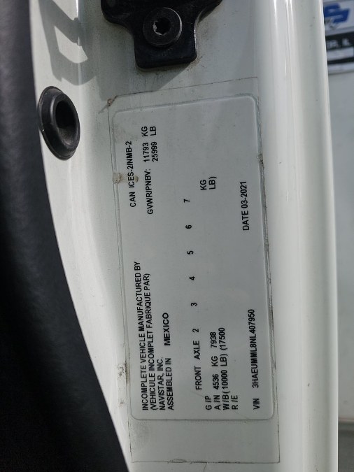 2022 International MV 607 26 FEET DRY BOX  + CUMMINS  +  photo