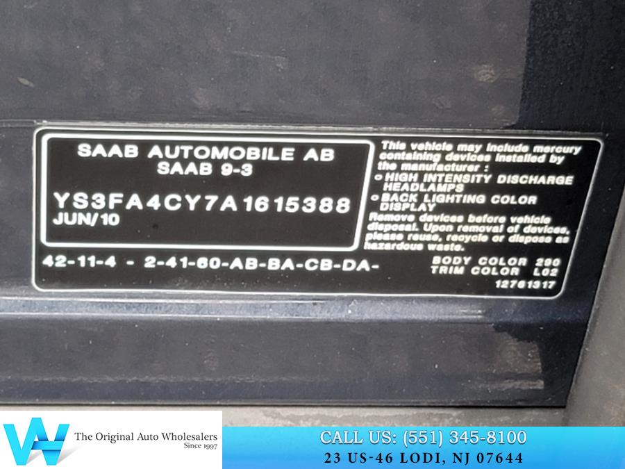2010 Saab 9-3 Sport photo
