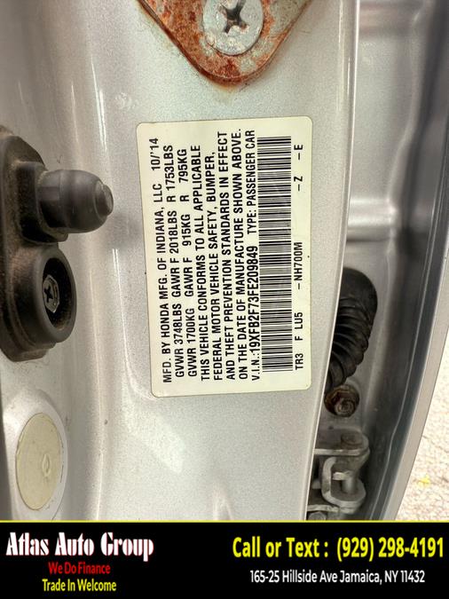 2015 Honda CIVIC SEDAN 4dr CVT SE photo