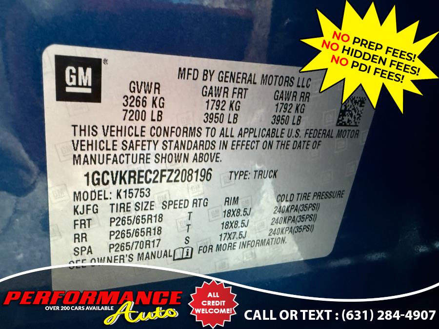 2015 Chevrolet Silverado 1500 4WD Double Cab 143.5
