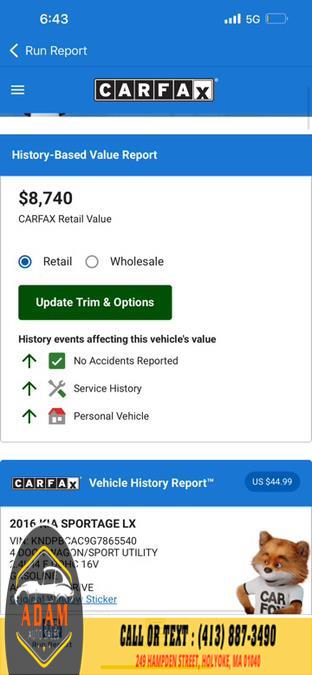 2016 Kia Sportage AWD 4dr LX photo