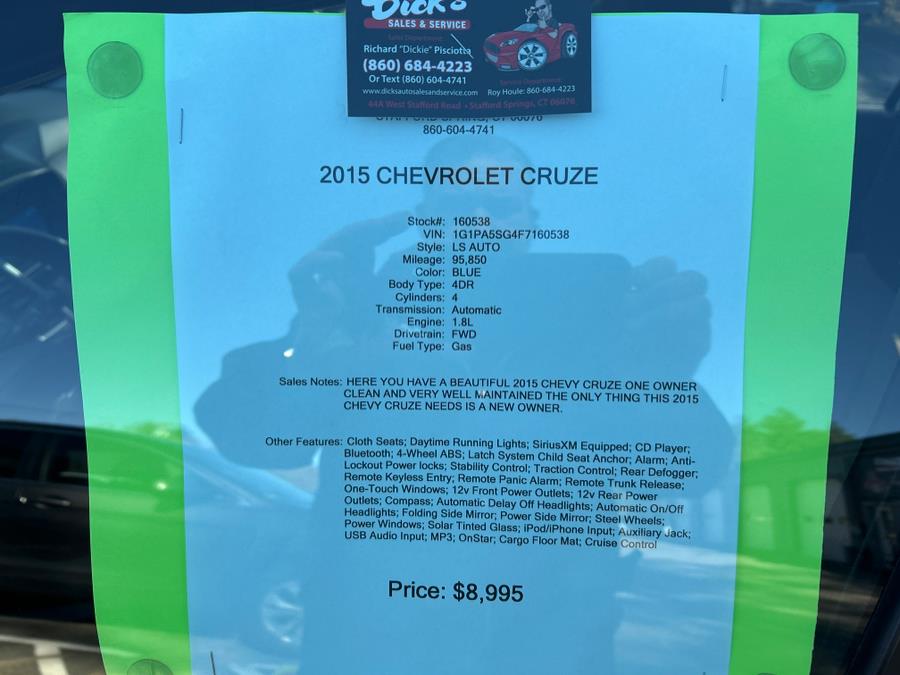 2015 Chevrolet Cruze 4dr Sdn Auto LS photo