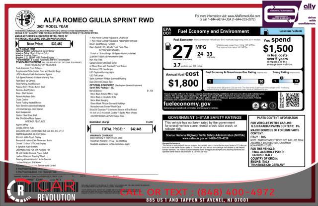 2021 Alfa Romeo Giulia  photo