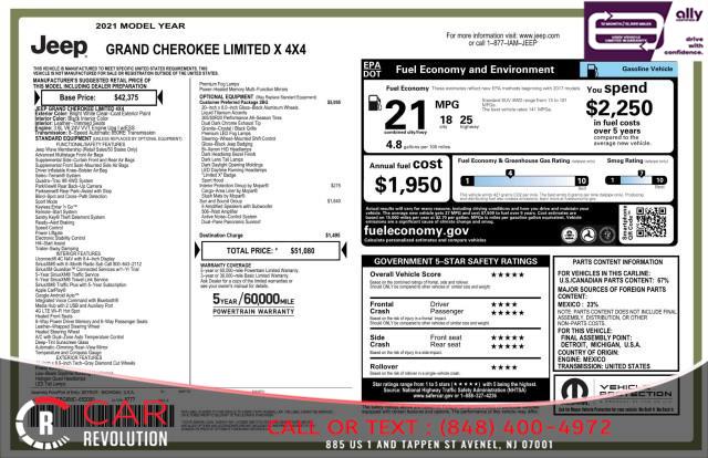 2021 Jeep Grand Cherokee Limited X 4X4 photo