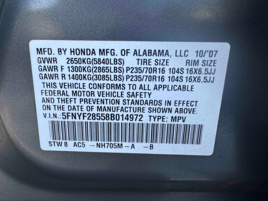 2008 Honda Pilot EX-L photo