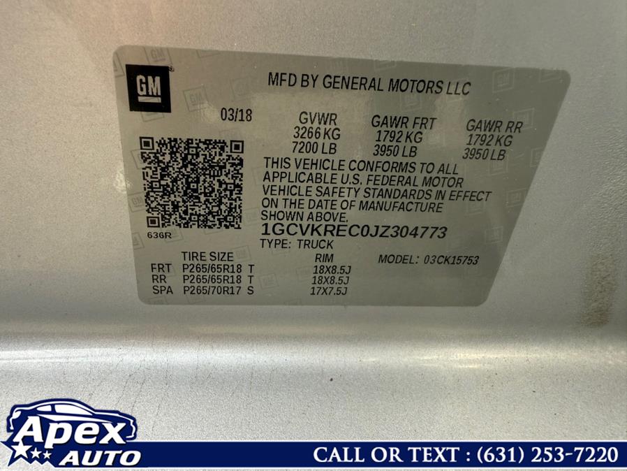 2018 Chevrolet Silverado 1500 4WD Double Cab 143.5