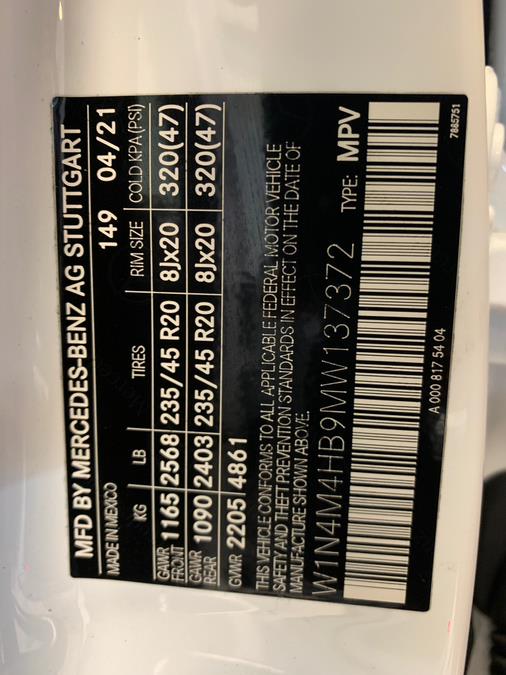 2021 Mercedes-Benz GLB GLB 250 4MATIC SUV photo
