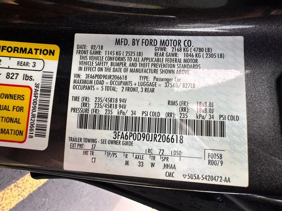 2018 Ford Fusion Titanium Sedan 4D photo