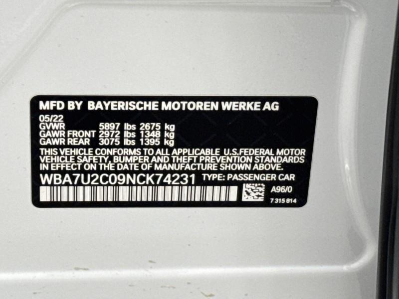 2022 BMW 7-Series 750i Xdrive M Sport package photo