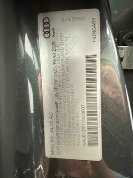 2018 Audi S3 2.0 TFSI Tech Premium Plus photo