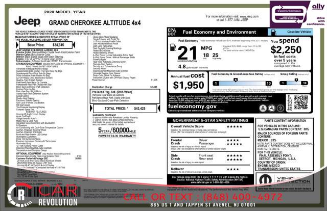 2020 Jeep Grand Cherokee Altitude 4X4 photo