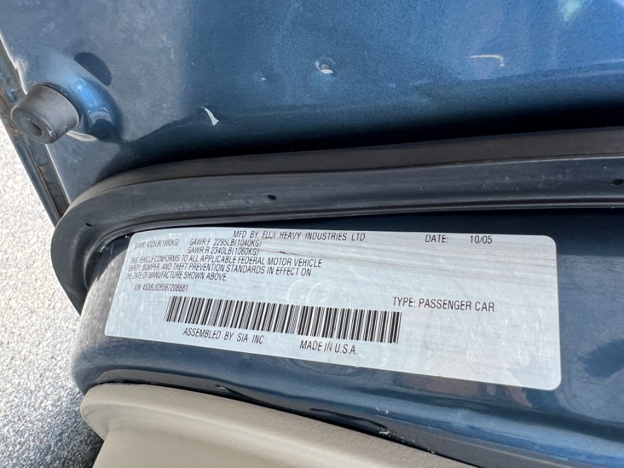 2006 Subaru Legacy 2.5i Special Edition photo