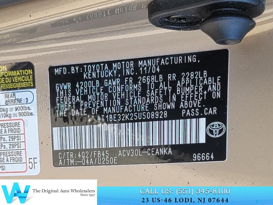 2005 Toyota Camry Standard photo