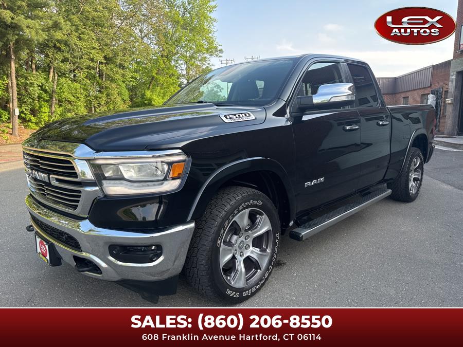 The 2019 RAM 1500 Laramie 4x4 Quad Cab 6''4