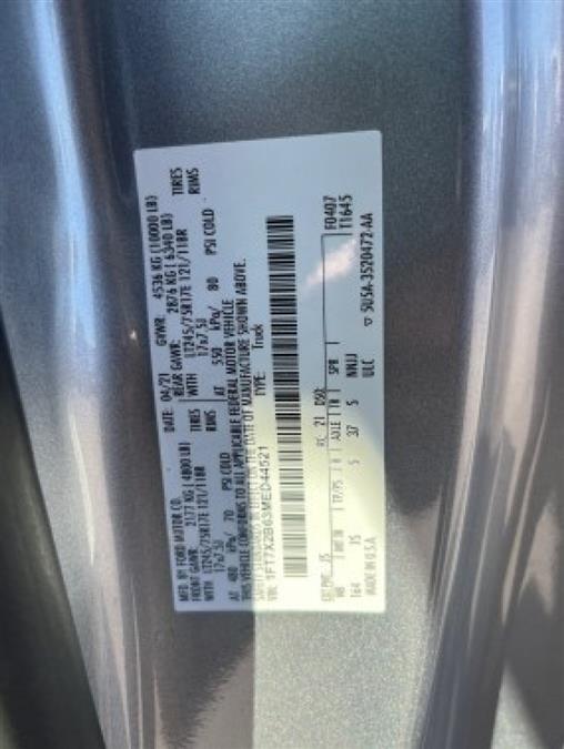 2021 Ford F-250 XL SUPERCAB 4WD 8 BOX photo