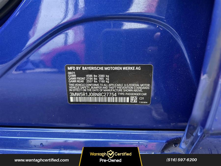 2022 BMW 3-Series 330i Sedan North America photo