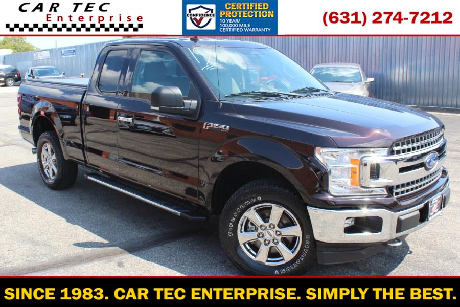 Agate Black Metallic 2019 Ford F-150 XLT SuperCab 4WD Pickup Truck Four-Wheel Drive Automatic