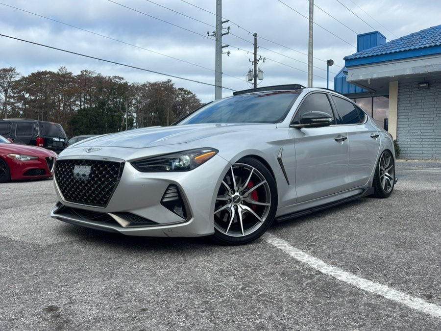 Santiago Silver 2019 Genesis G70 3.3T Advanced RWD Sedan Rear-Wheel Drive Automatic