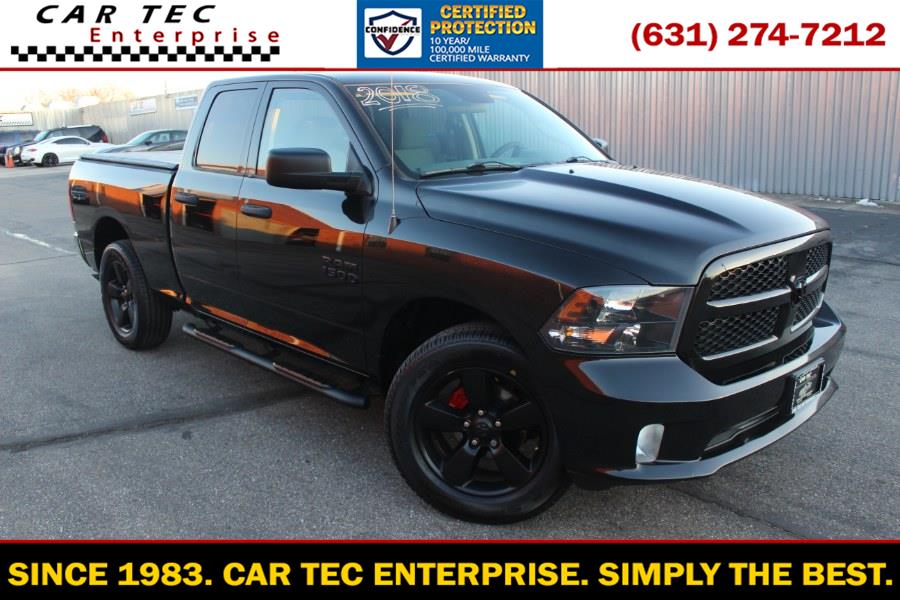 Black Clearcoat 2018 RAM 1500 Express Quad Cab 4WD Pickup Truck Four-Wheel Drive Automatic