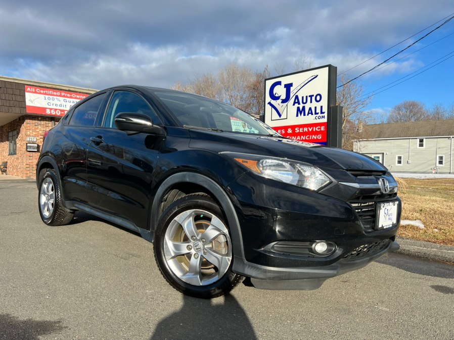 Black 2016 Honda HR-V EX AWD SUV / Crossover All-Wheel Drive Automatic