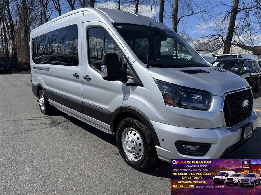 Ingot Silver Metallic 2026 Ford Transit Passenger 350 XLT Medium Roof LB AWD Van All-Wheel Drive Automatic