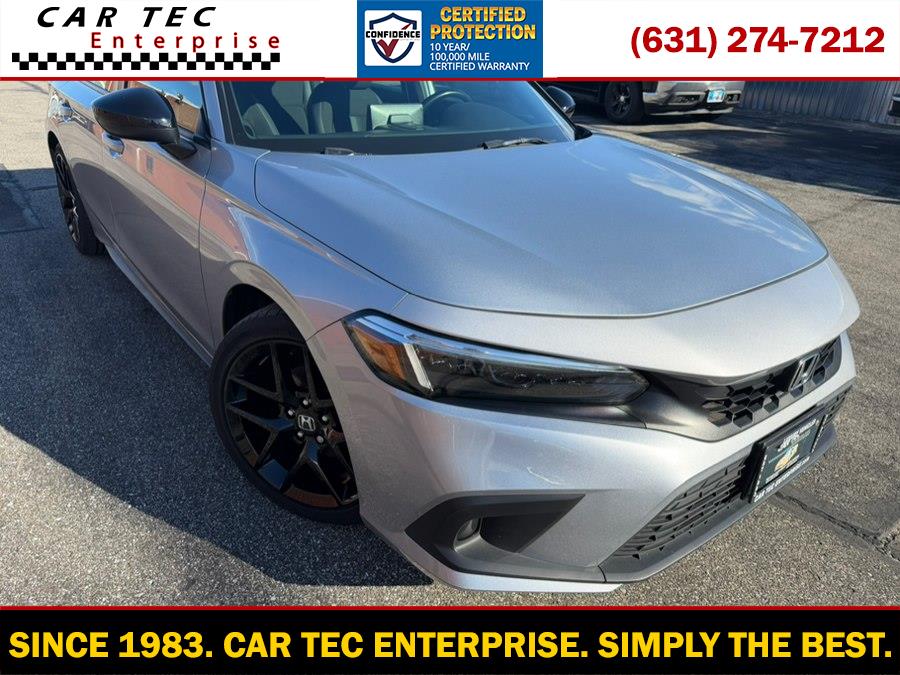 Lunar Silver Metallic 2023 Honda Civic Hatchback Sport FWD Hatchback Front-Wheel Drive Automatic