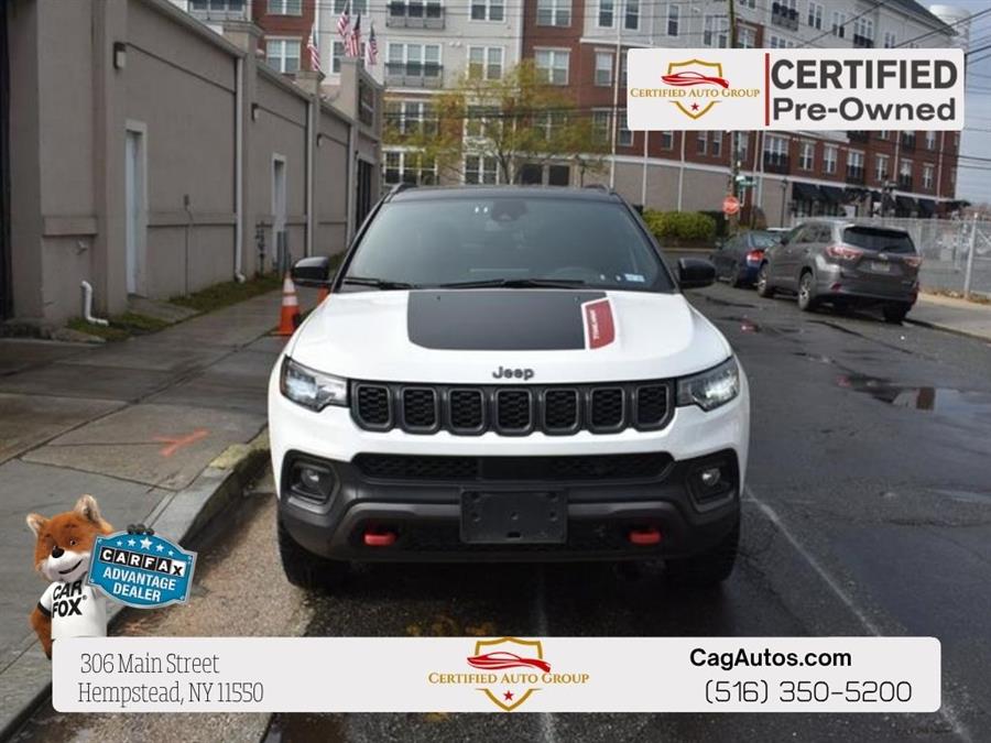 Bright White Clearcoat 2024 Jeep Compass Trailhawk 4WD SUV / Crossover Four-Wheel Drive Automatic
